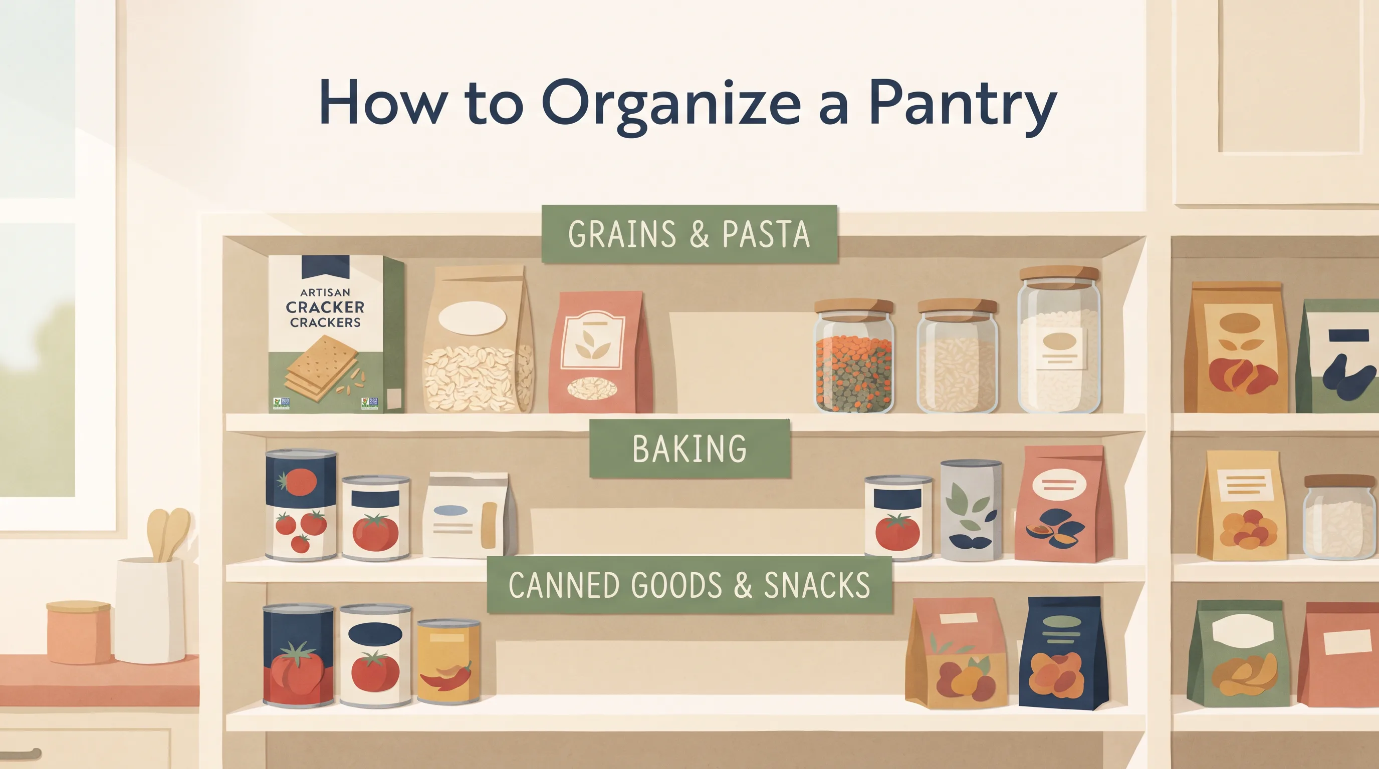 How to Organize a Pantry: Zones That Match Your Kitchen
